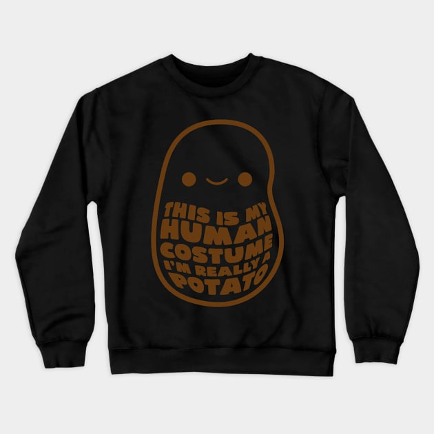 This is my human costume Crewneck Sweatshirt by Nenitang